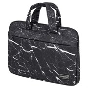 Сумка портфель HEIKKI STYLE (ХЕЙКИ) с отделением для ноутбука 13-14", 3 кармана, черная, 26х36х3 см, 272606