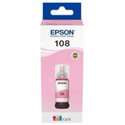 Чернила EPSON 108 (C13T09C64A) для СНПЧ EPSON L8050 /L8100 /L18050, светло-пурпурные, ОРИГИНАЛЬНЫЕ