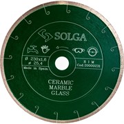 Алмазный диск Solga Diamant CERAMICS, MARBLE