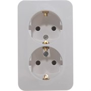Двойная розетка Systeme Electric BLANCA
