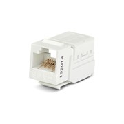 Вставка Hyperline Keystone Jack RJ-458P8C KJNE-8P8C-C6-90-WH