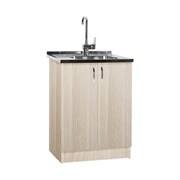 Тумба SANTREK 60*60 цвет ясень шимо светлый (2 дверцы) (ЛДСП)