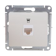 Одноместный механизм компьютерной розетки Systeme Electric Glossa