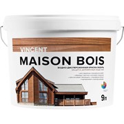 Водно-дисперсионная краска-лазурь для защиты деревянных изделий Vincent MAISON BOIS