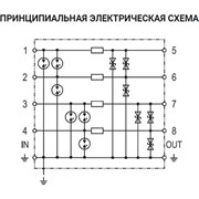 Устройство защиты от импульсных перенапряжений для информационных систем Стример РИФ-И 24/2/20 (4)