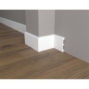 Ударопрочный влагостойкий напольный плинтус под покраску Decor-Dizayn DD707