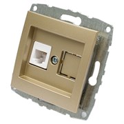 Механизм телефонной розетки MONO ELECTRIC L/D