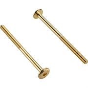 Мебельный латунированный винт Европартнер М6х90, 14 шт.