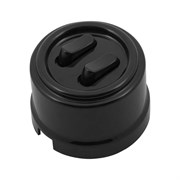 Двухклавишный выключатель Bironi B1-222-23