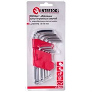 Набор Г-образных шестигранных ключей INTERTOOL HT-0605