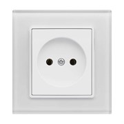 Одинарная розетка Metronex Exclusive White