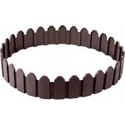 Садовое ограждение МАСТЕРСАД ДЧН-корич