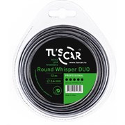 Леска для триммера TUSCAR Round Whisper DUO Professional