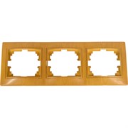 Горизонтальная четырехместная рамка Lezard MIRA