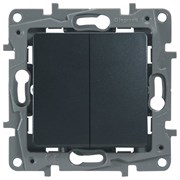 Проходной двухклавишный выключатель Legrand Etika