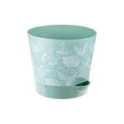 Кашпо IDEA НИКА ДЕКО D120мм, 0,8л, с прикорневым поливом, М 3076