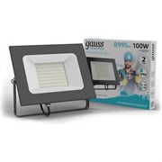 Светодиодный прожектор GAUSS 100W. 8995lm, IP65, 4000К, черный