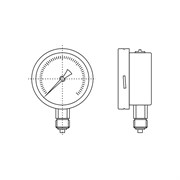 Манометр A-Flow G22-S-4N-63A-V1,5bar