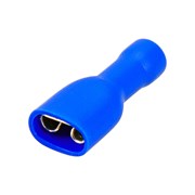 Плоская полностью изолированная клемма REXANT РППи-м 2,5-(6,3)