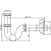 Сифон Nobili AV00105/2CR 00000036572