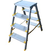 Двухсторонняя стремянка Алюмет ASD 5204