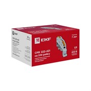 Строительно-монтажная проходная клемма на DIN-рейку EKF PROxima СМК 222-421