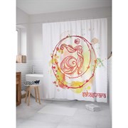 Шторка-занавеска для ванной JoyArty Коронная чакра