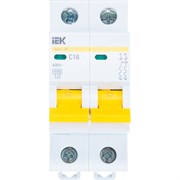 Автомат IEK ВА47-29 2п, 16А, C, 4.5кА
