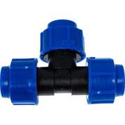 Компрессионный тройник для ПЭ труб Lammin Lm34014202020