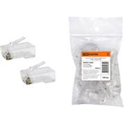 Разъем TDM ELECTRIC RJ-45 UTP, для кабеля категории 6, 8P8C, 100 штук