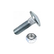 Мебельный оцинкованный болт TECH-KREP М6х50 DIN603 (8 шт.)