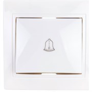 Кнопочный одноклавишный выключатель Generica КВАРТА