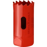 Коронка биметаллическая vertextools 2525-22