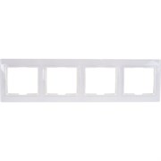 Горизонтальная четырехместная рамка Generica КВАРТА