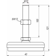 Виброизолирующая опора EMES IA401010