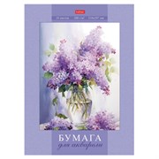 Папка для акварели А4, 10 л., 200 г/м2, 210х297 мм, HATBER, "Нежность", 086708, 10Ба4тВ_31792