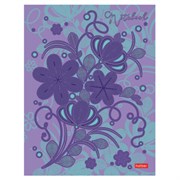 Блокнот А5 167х216 мм, 80 л., твёрдый, клетка, матовая ламинация, блок 5 цветов, HATBER, "Искусство орнамента", 085277, 80ББ5лофВ130982