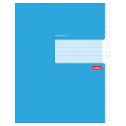 Тетрадь А5 48 л., HATBER скоба, клетка, обложка картон, "Синяя", 074511, 48Т5В1_27561