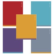 Тетрадь обложка пластик, А5, 48 л., скоба, клетка, HATBER, "PROстиль" (микс в спайке), 090231, 48Т5В1пл