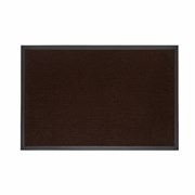Коврик придверный 40х60 см, КОРИЧНЕВЫЙ, влаго-грязезащитный, 300 г/м2, рубчик, PRIMILA (ПРИМИЛА) STANDARD, 701014