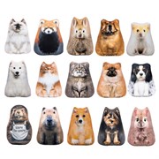 Игрушка мягкая АНТИСТРЕСС "ЖИВОТНЫЕ", Бифлекс, ассорти, высота 20 см, 15 видов, WOOZOO (ВУЗУ), 666360