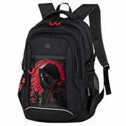 Рюкзак BRAUBERG CONTENT универсальный, 3 отделения, светоотражающий принт, "Red Moon", 47х33х18 см, 273843