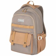 Рюкзак HEIKKI GOODLY (ХЕЙКИ) универсальный, 2 отделения, отделение для ноутбука, бежевый, 46x33x18 см, 273868