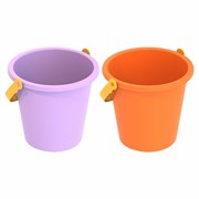 Ведро детское непрозрачное, пластиковое, 16,5x16,5x15 см, НОРДПЛАСТ, 109/1