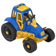 Трактор игрушечный, "Классик" пластиковый, 24,5x16,5x17,8 см, НОРДПЛАСТ, 395