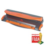 Переплетная машина для пластиковой пружины BRAUBERG BM-4, + ДЫРОКОЛ на 4 отверстия, пробивает 4 л., сшивает до 50 л., 531585