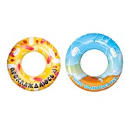 Надувной круг для плавания, с ручками, диаметр 115 см, АССОРТИ, 2 вида, PLAYMARKET