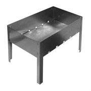 Мангал сборный стальной, размер 300х240х300 мм, в пленке, 701722