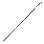 Шампур плоский, размер 550х10х1,5 мм, нержавеющая сталь, 701736