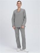 Костюм женский ХАССП-База (тк.ТиСи,120), серый